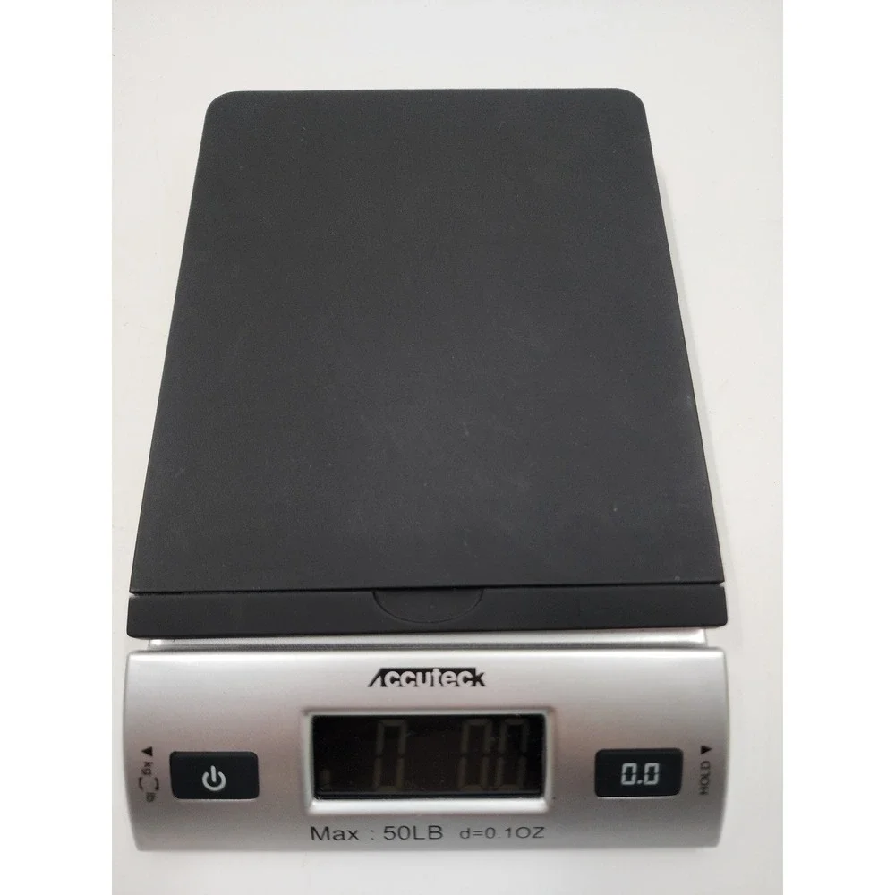 Accuteck W-8250-50BS Digital Postal Scale 50lb Capacity Black Silver